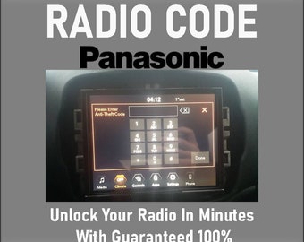 Pfannenwende Radio-Code TM9 Modelle Ulink 8.4 ULV A Anti-Diebstahl Stereo Pincode Service
