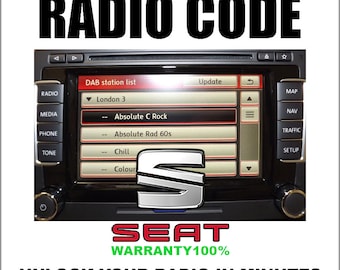 Sblocco Codici Radio Sedile Decodifica Stereo Serie Rcd310 Codici Sicuro Rns510 1 Servizio Veloce