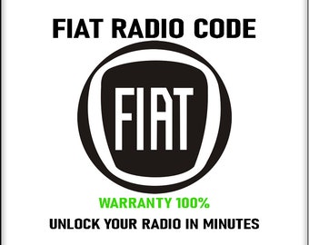 FIAT Radio Codes