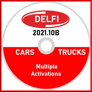 DELFI 2021.10B Cars & Trucks Diagnostic Software Install On Multiple Computers