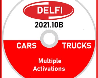 DELFI 2021.10B Cars & Trucks Diagnostic Software Install On Multiple Computers