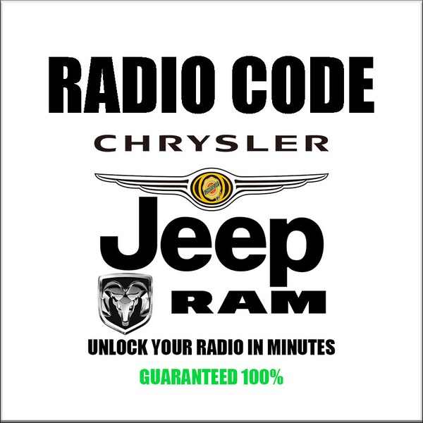 Unlock Chrysler Radio Codes Anti-Theft Jeep Dodge Ram Stereo Car Series T00am T00be Tm9 T82qn   TT1AA T25QN  Pincode Service