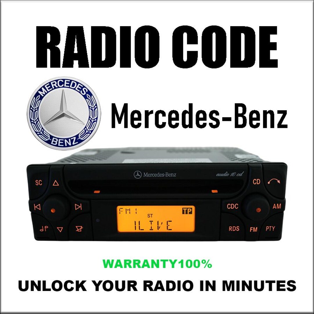 Alpine Radio Radio Code Mf2910 Mf2199 Audio Cd Mercedes Benz