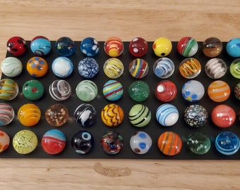 50 Piece Open Side 3/4" Marble Tray / Marble Display (Marbles not included.)