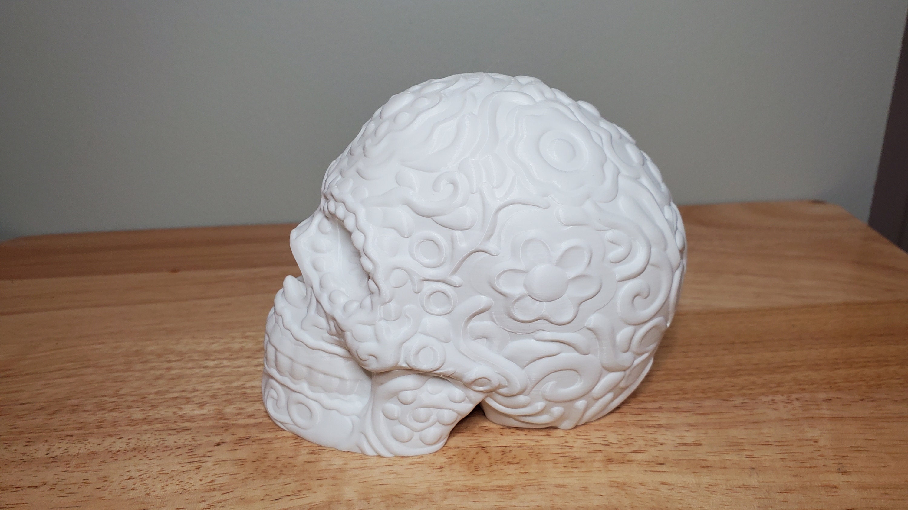 3D Printed Sugar Skull - Etsy
