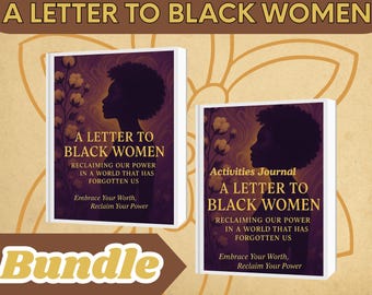 Black Women's Healing Bundle: Empowerment Ebook & Guided Journal (PDF Download)