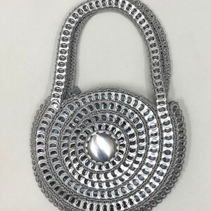 Short Hand Round Can Tabs Handbag- out of stock will be available again in April