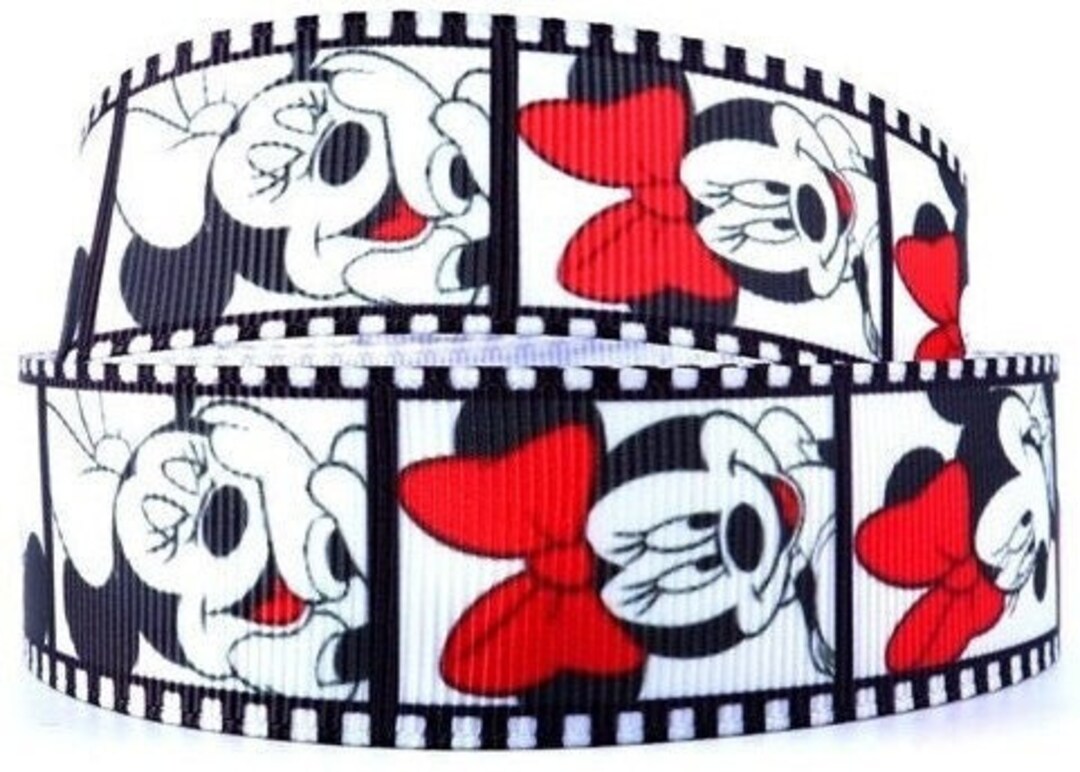 Disney Minnie Mouse Ribbon 1 High Quality Grosgrain - Etsy