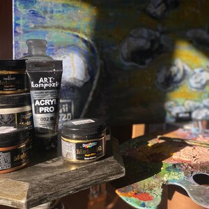 Multi Farben Acrylfarbe von 12x2.6 fl oz/75 ml ArtKompozit Ideal für Künstler, Malen nach Zahlen und Acrylmalerei-Projekte