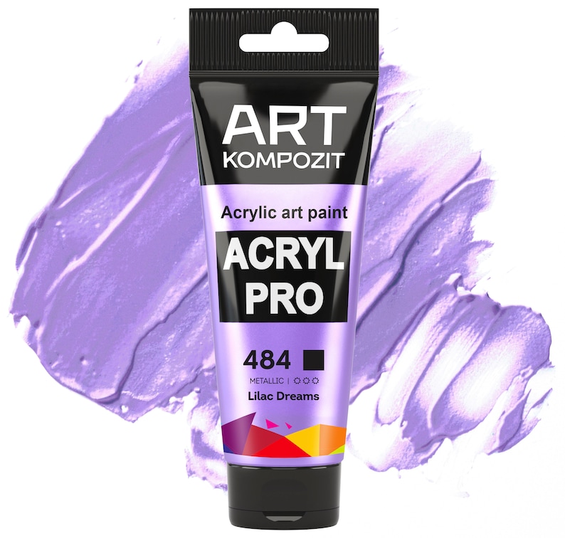 Acrylics Paint Set Lilac Dreams 484 Color Set of 12x2.6 Fl Oz/75 Ml ...