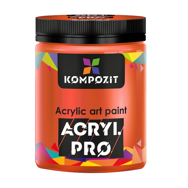 ACRYL PRO , Acrylic Paint - 430 ml for Canvas, Wood and Cardboard - ArtKompozit