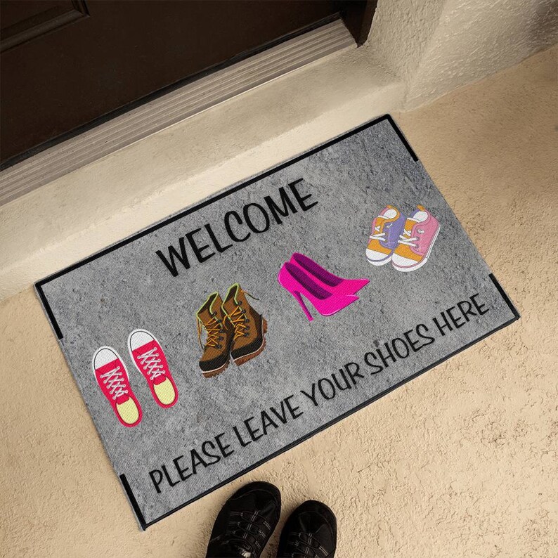 Outside Door Mats Funny Themed Front Door Mat Large, Cute Entrance ...