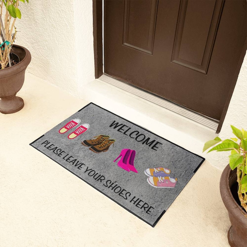 Outside Door Mats Funny Themed Front Door Mat Large, Cute Entrance ...
