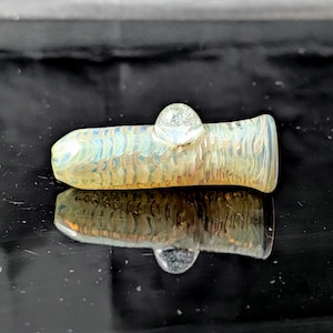MJK Wrap and Rake Chill' de 2,5 pulgadas - Tope de rollo dicroico y ahumado plateado