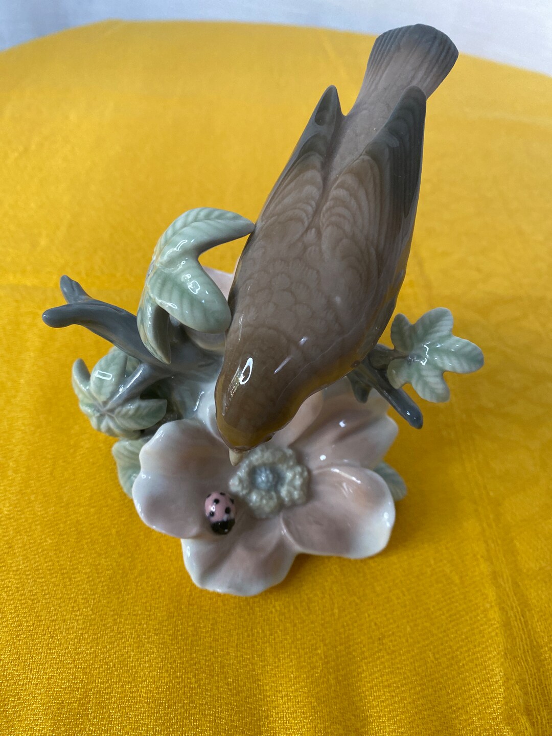 Vintage Lladro Porcelain Figurine Honking White Goose 4551 Etsy