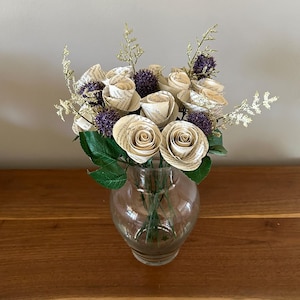 Song Lyric or Wedding Vows - Paper Roses Bouquet