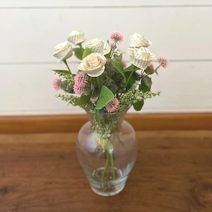 Custom Long Stem Book Page Roses, Paper Roses, Paper Flower Bouquets - With Option to Add on Acrylic Book Vase