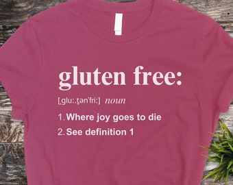 Bread Lovers Tee, Foodie Gift, Unique Statement Shirt, Gluten Free Joke T-Shirt, Fun Shirt, Humor T-Shirt, Sarcastic Apparel, Baker Shirt
