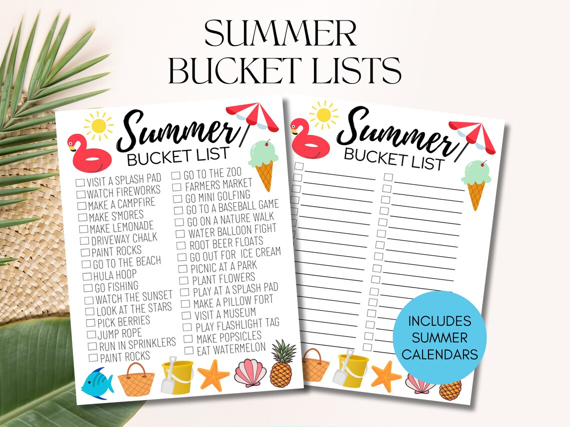 Summer Bucket List, Summer Check List, Summer Fun, Summer Bucket List ...