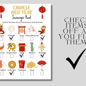 chinese new year scavenger hunt 2025