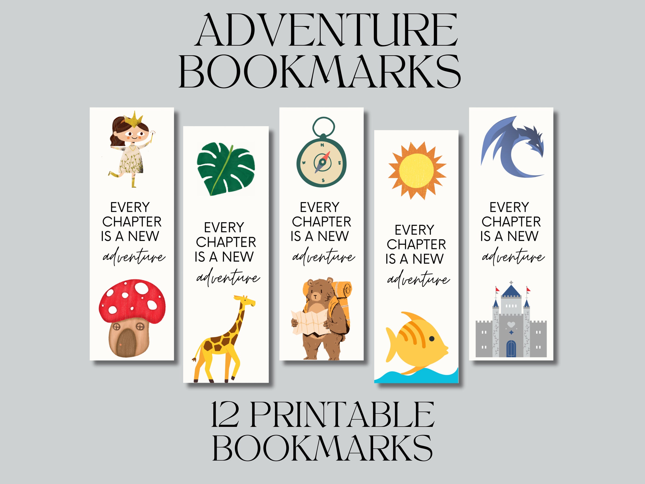 Adventure Bookmarks Every Chapter is A New Adventure image