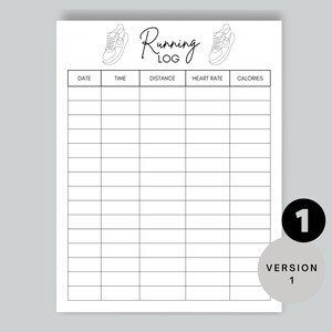 Running Logs, Running Trackers, 100 Mile Tracker, Printable Walking ...