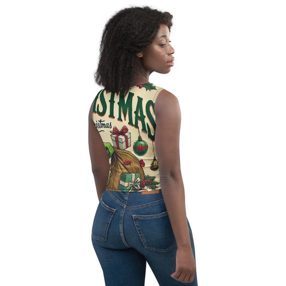 Grinch Crop Top