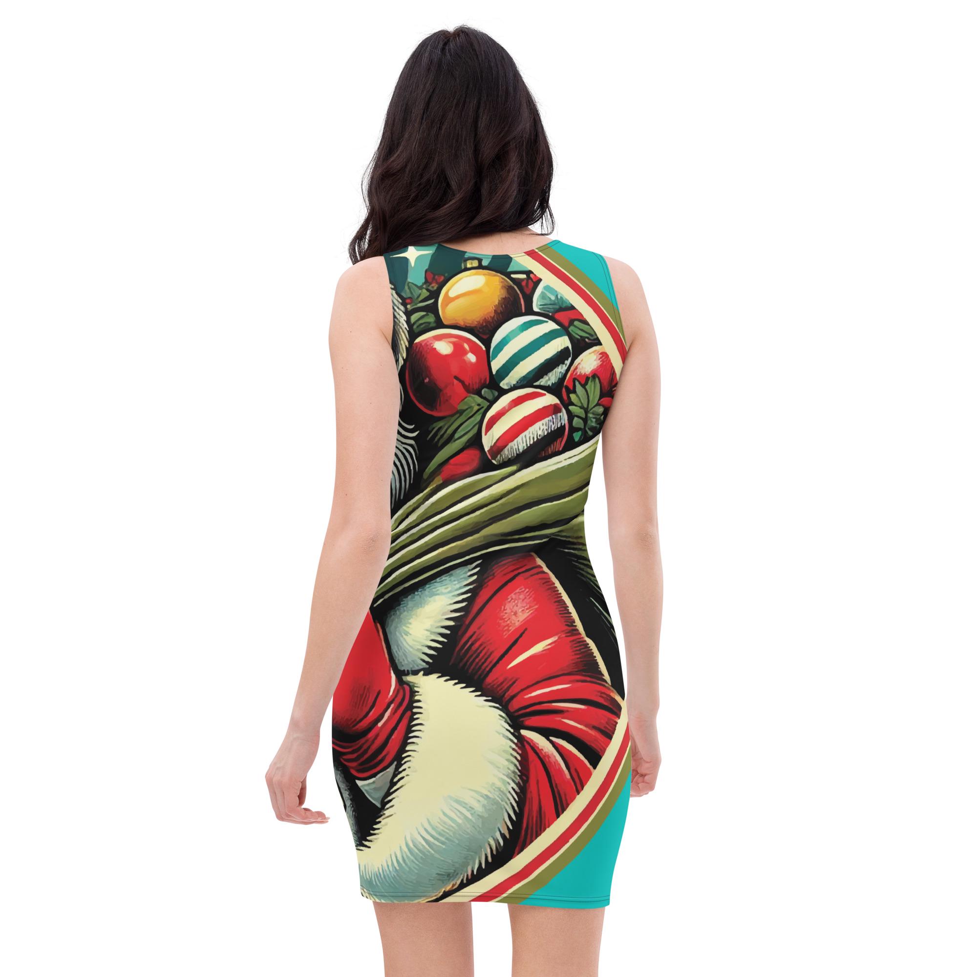 bodycon santa dress Zimmermann Pleated Midi Dress white fur trim on vi0010 Luxury Satin Colors:Green
