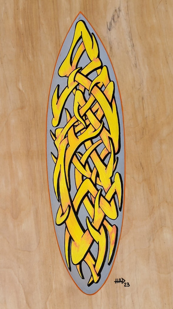 Conceptual Rendering Branches Surfboard Art