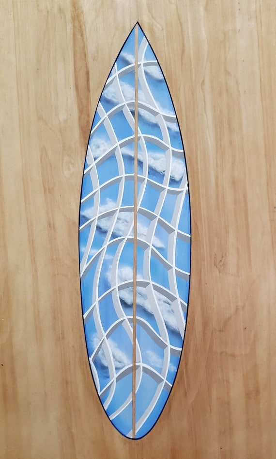 Conceptual Rendering Twisted Sky Surfboard Art