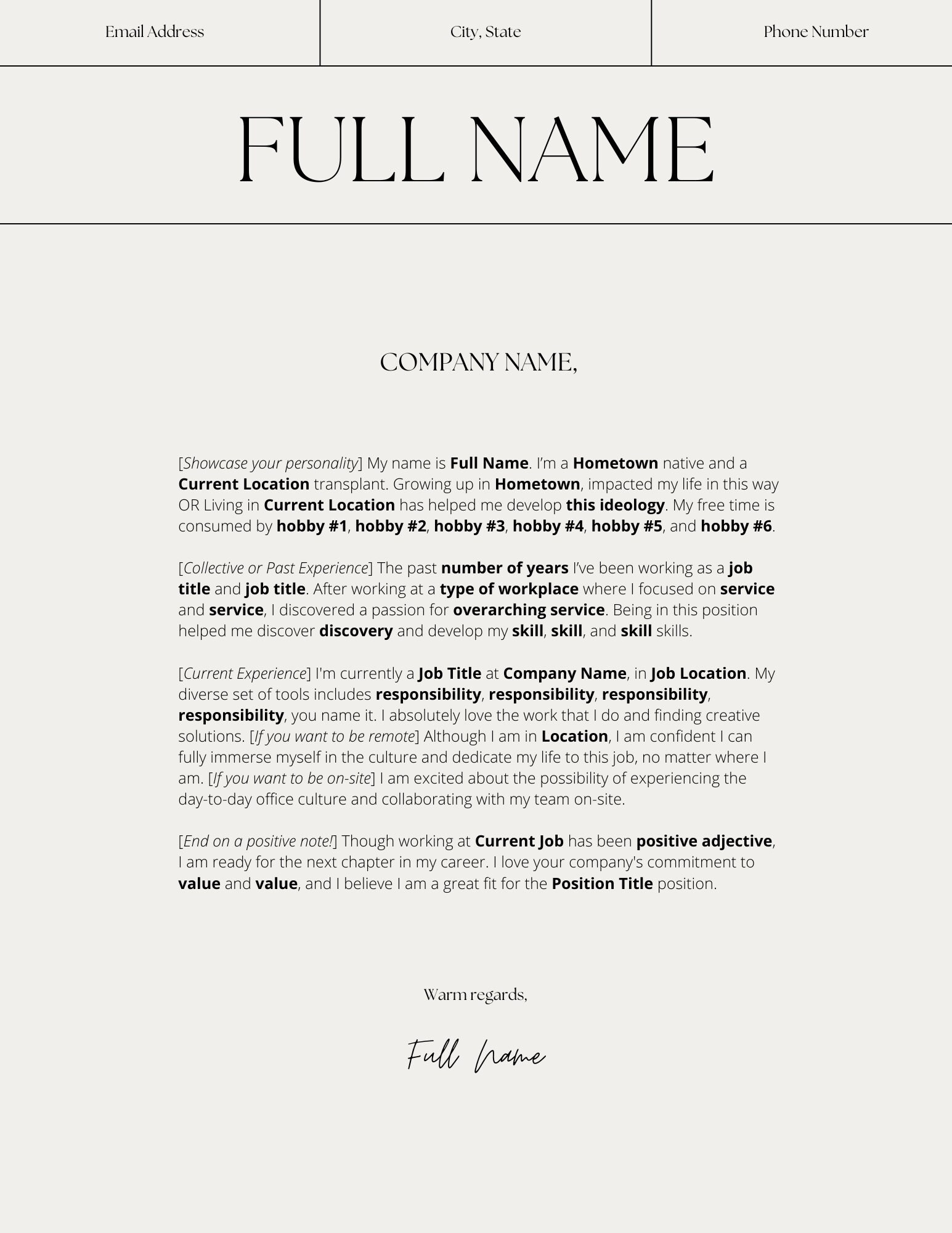 Creative Resume With Photo + Cover Letter Canva Template - Etsy
