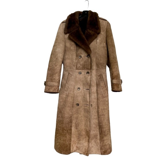 Vtg American Sheepherder Women Jacket Coat Sz 8 S… - image 2