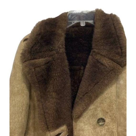 Vtg American Sheepherder Women Jacket Coat Sz 8 S… - image 3