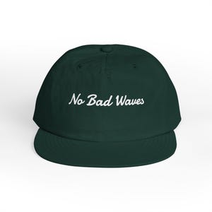 Recycled Nylon Surf Cap, No Bad Waves Beach Hat image 7