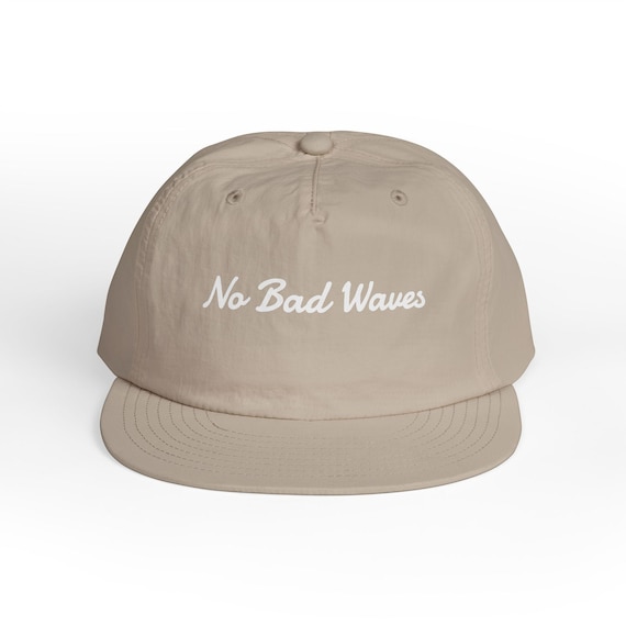 Surf Cap, Beach Hat, Ocean Cap, Summer Headwear, No Bad Waves Surfing Hat for Men and Women