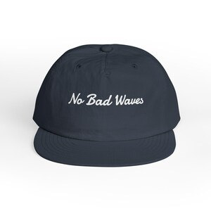 Recycled Nylon Surf Cap, No Bad Waves Beach Hat image 6