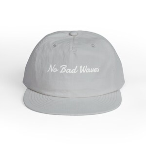 Recycled Nylon Surf Cap, No Bad Waves Beach Hat image 8
