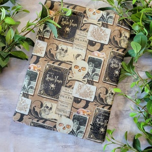 Vintage Halloween Squares Book Sleeve