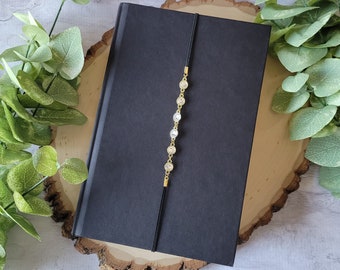 Mini Gold and Crystal Link Chain Bookmark