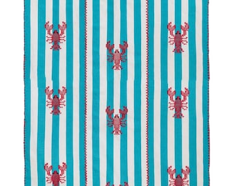 Traditional Mexican Dress, Kaftan Dress, Blue Dress