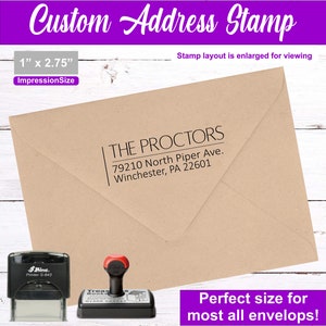 Home Address Stamp, Return Address Stamp, Custom Self Inking Stamp, Address Stamp Modern, Wedding Stamp, Housewarming Gift