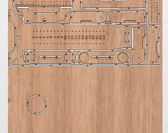 Cornhole Set Plans/Files - With Stand Up Scoreboard & Tic Tac Toe Built-In