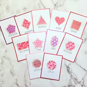 Numéros de cartes Flash en forme de biscuit de la Saint-Valentin - Reconnaissance et traçage - Apprentissage précoce - Enseignement préscolaire - Téléchargement numérique