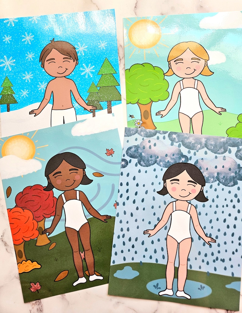 Weather. Sort Kid Clothing by Weather Sort - Early Learning - Preschool Learning- Digital ...