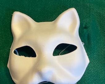 Eva Foam Cat Mask/ Therian Mask Pdf Pattern Guide Step by Step PDF