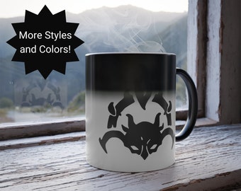Diablo 4 Sorcerer Color Changing Mug Gift for Video Gamer Camper Coffee Mug Gift for Diablo iv fan Gifts for Men Tea Mug Coffee Mug Wizard