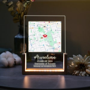 Carte personnalisée cadeau de remise des diplômes veilleuse/cadeau promotion 2024/cadeaux uniques pour diplômés pour elle/cadeau de remise des diplômes de doctorat/cadeau pour un meilleur ami/cadeaux pour diplômés