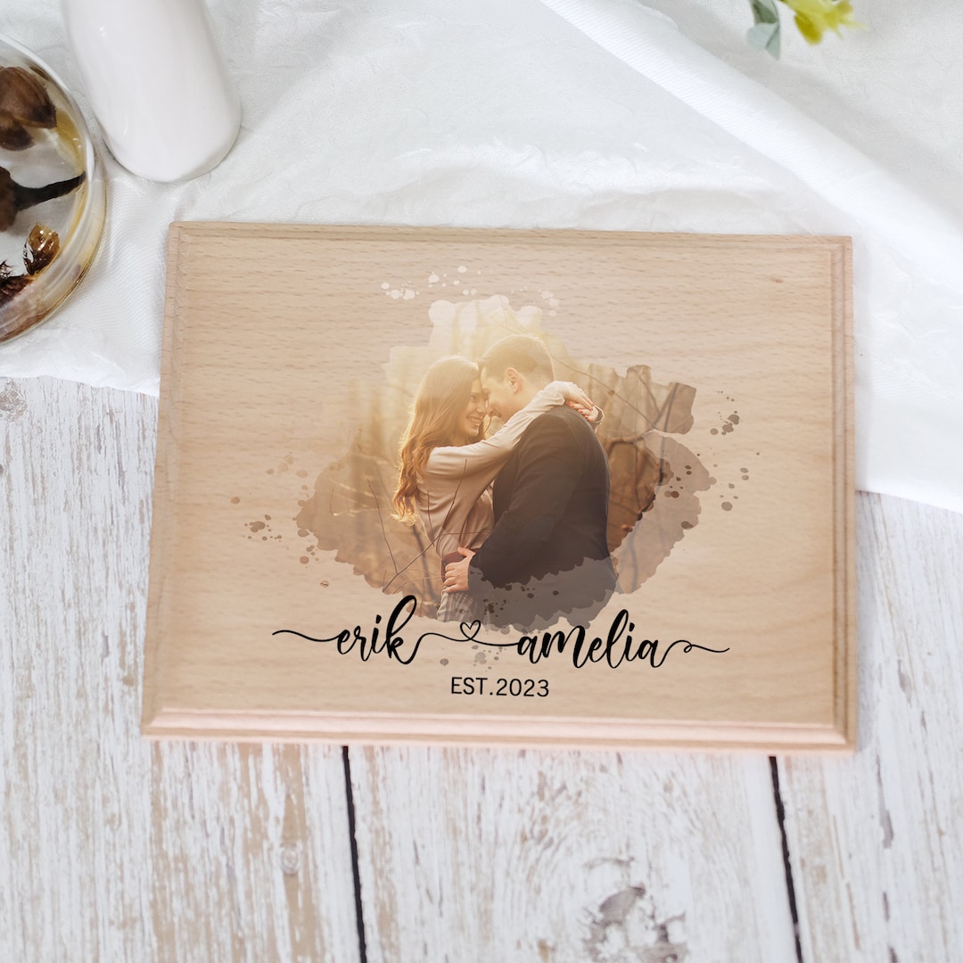 Personalized Wooden Art Gift for Couples.couples Anniversary Gift ,a