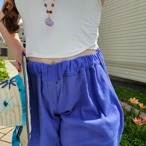 PDF Pull on Pants Sewing Pattern, Digital Elastic Waist Trousers Pants ...