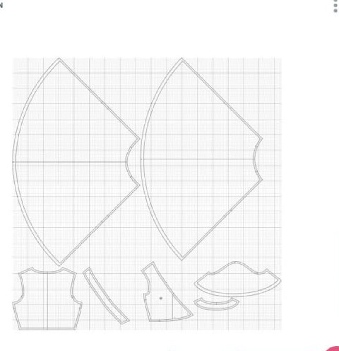 Circle Dress PDF Sewing Pattern, Surplice Neck Dress Sewing Pattern ...